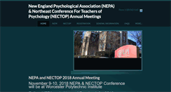 Desktop Screenshot of newenglandpsychological.org